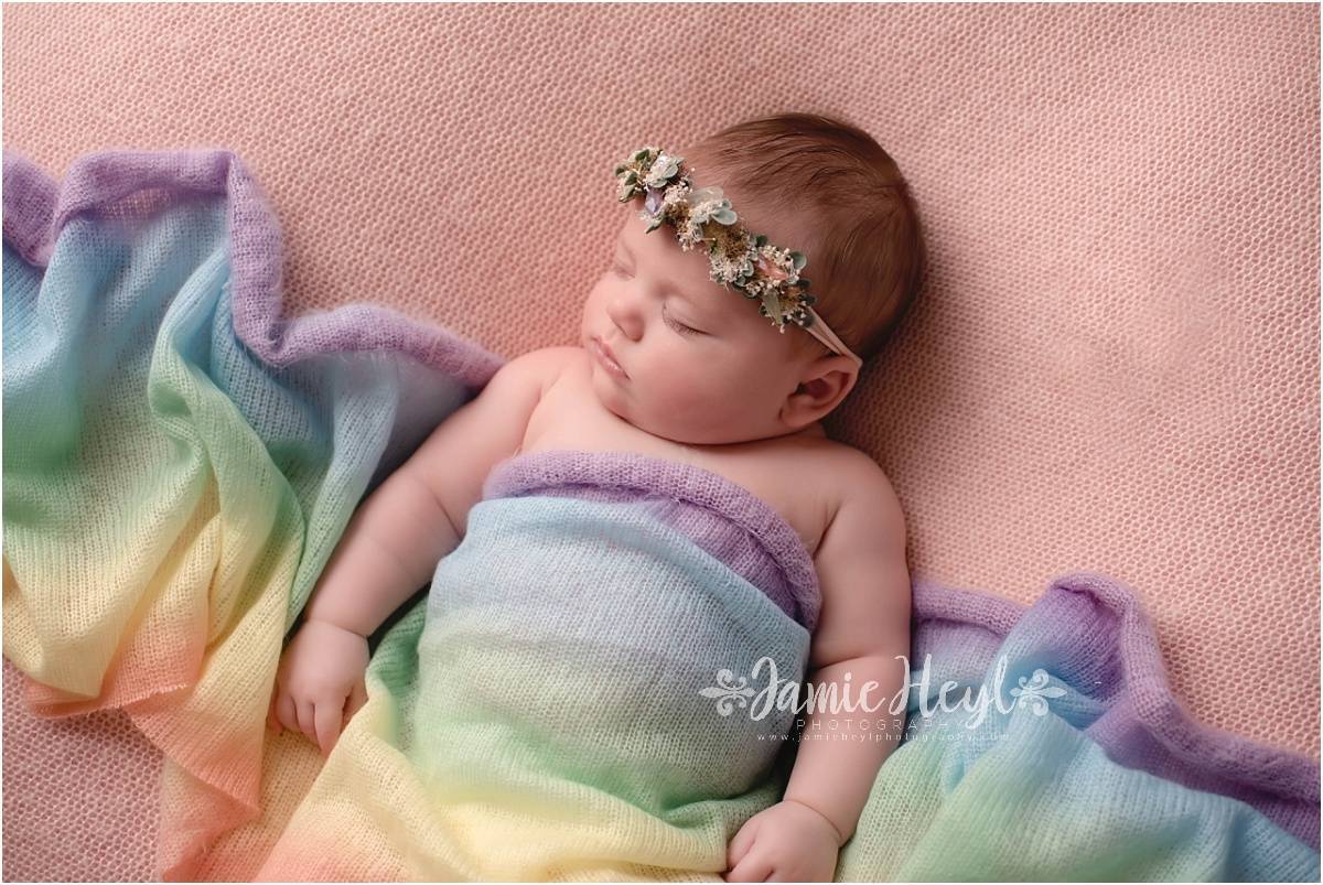 Rainbow Newborn Photography