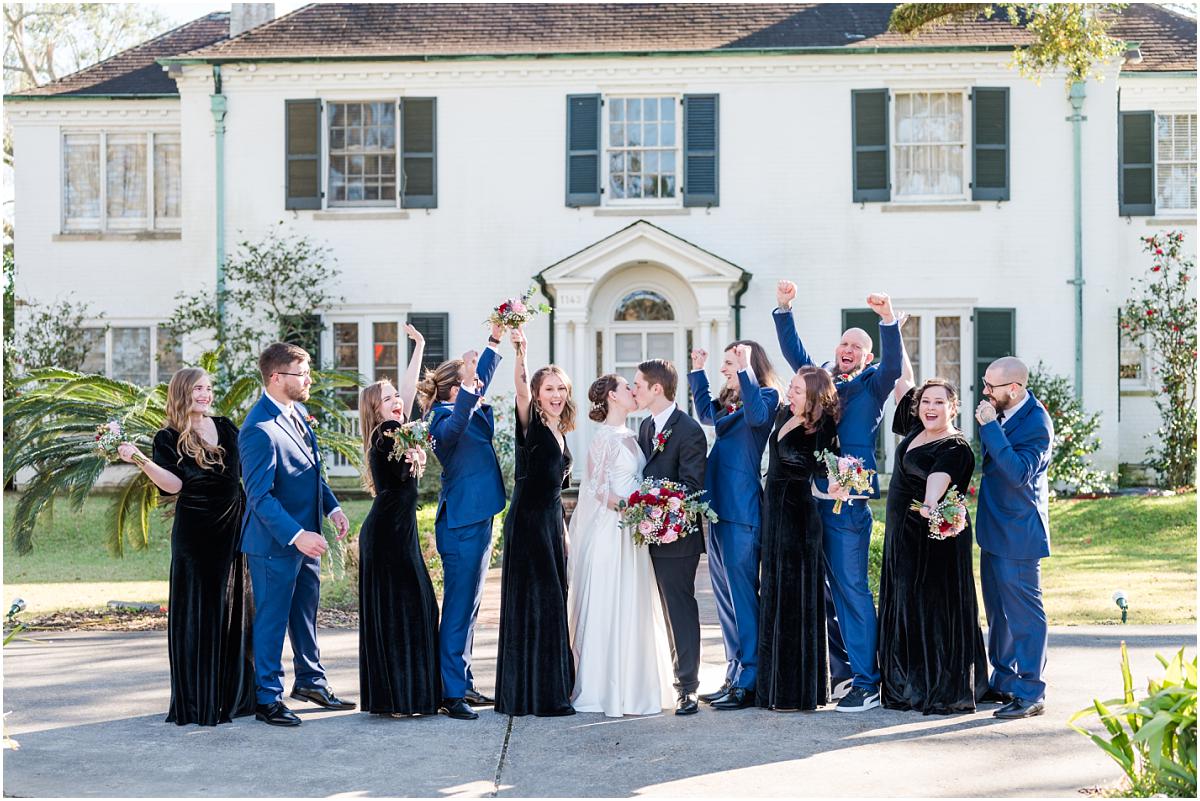 Bridal party at Grand Bayou Noir