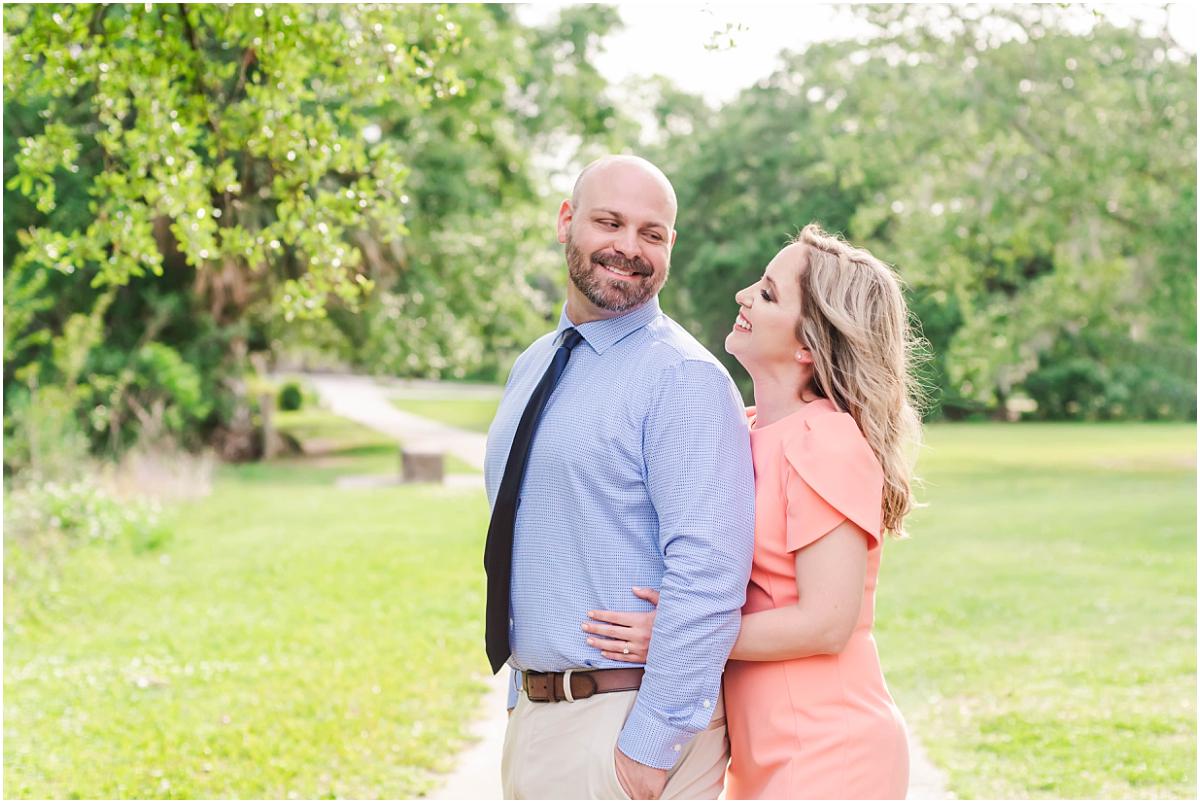 City park engagement session